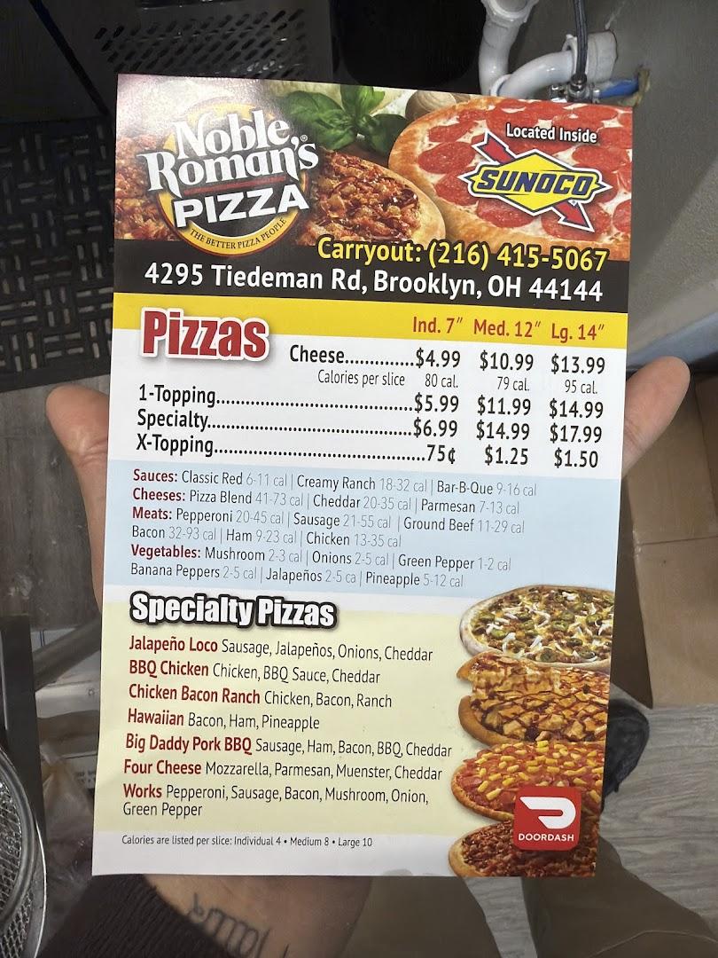 Noble romans pizza